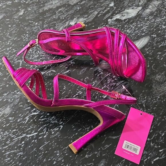 BRAND NEW RAMPAGE WOMEN'S STRAPPY HEELED OPEN TOESANDAL R3 - Picture 12 of 16
